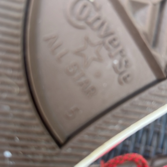 Converse brown leather hightops size 5 - Picture 8 of 8